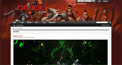 Desktop Screenshot of divideguild.net